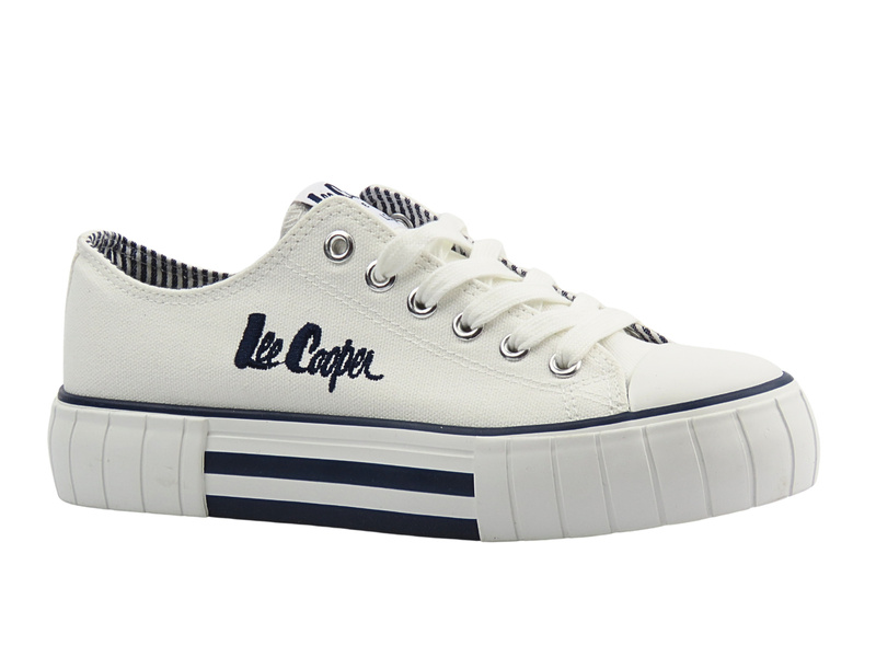 Trampki damskie białe LEE COOPER LCW-23-31-1802L