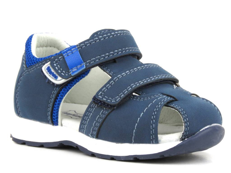 Sandały dziecięce, półbuty na lato - Befado 170P075, granatowe
