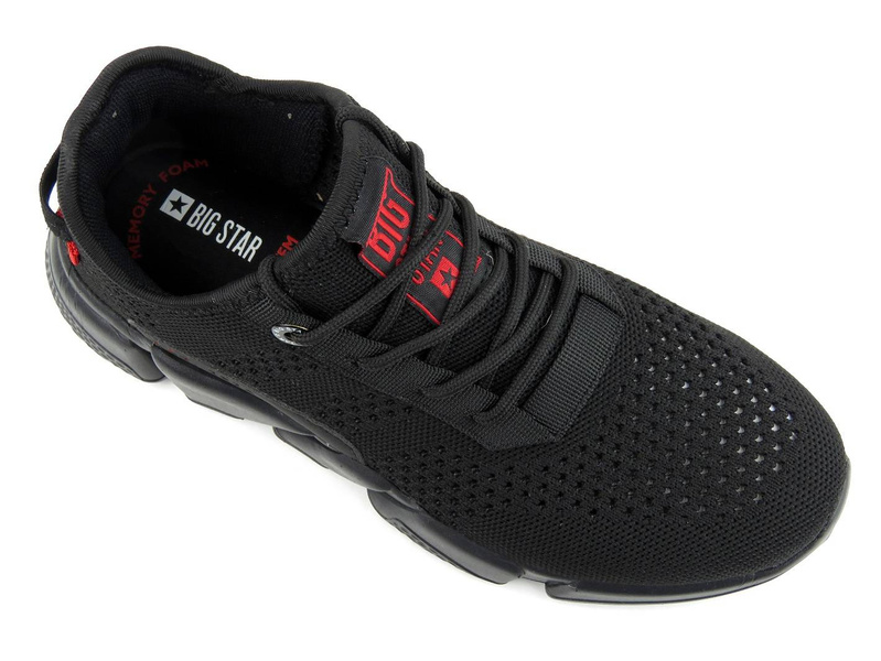 Buty sportowe, sneakersy damskie BIG STAR JJ274273, czarne