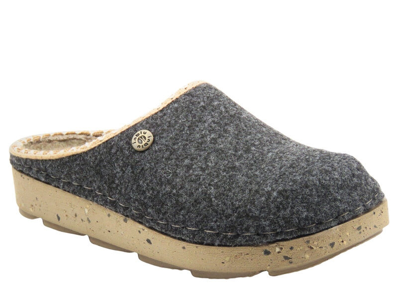 Kapcie damskie filcowe Inblu ED-31 szare
