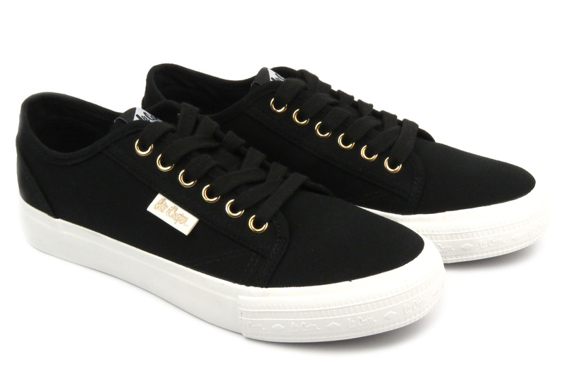 Trampki damskie przed kostkę - Lee Cooper LCW-24-31-2202, czarne
