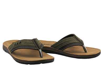 Klapki japonki męskie zielone INBLU VT-02