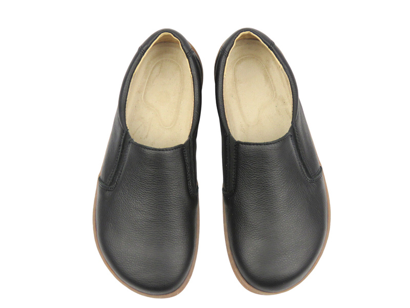 Barefooty, półbuty damskie czarne Helios Komfort 452