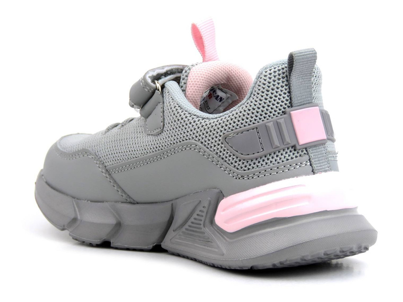 Sneakersy, buty sportowe dla dziewczynki - AMERICAN CLUB AA 27/22, szare