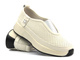 Ażurowe sneakersy damskie - Sokolski HW W24-456, beżowe