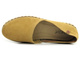 Skórzane espadryle damskie z wyciętą cholewką - VENEZIA 473-22035, beżowe