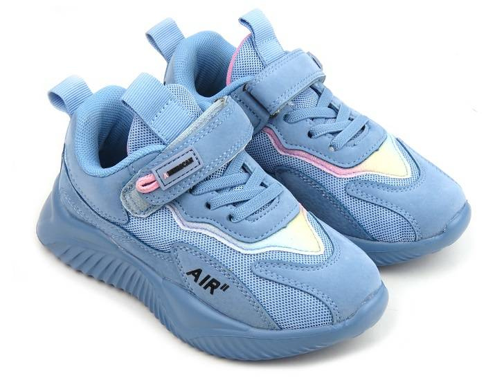 Sneakersy, buty sportowe dla dziewczynki - AMERICAN CLUB BS 22/22, niebieskie