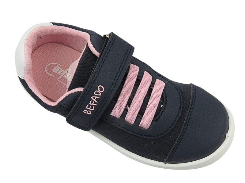 Buty Sportowe Trampki Dziecięce Młodzieżowe BEFADO 451X001 Granatowe