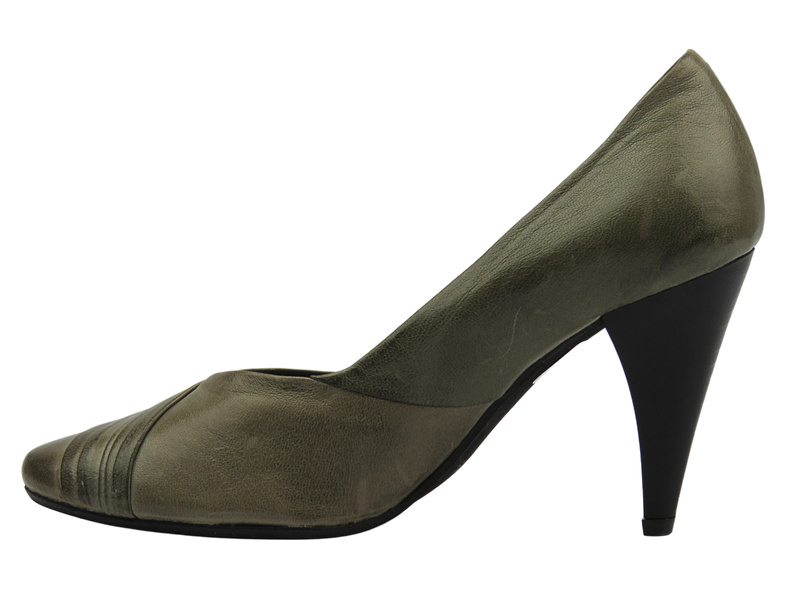 Czółenka na szpilce OLEKSY 978 khaki