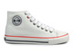 Wysokie trampki damskie - Big Star NN274660, białe