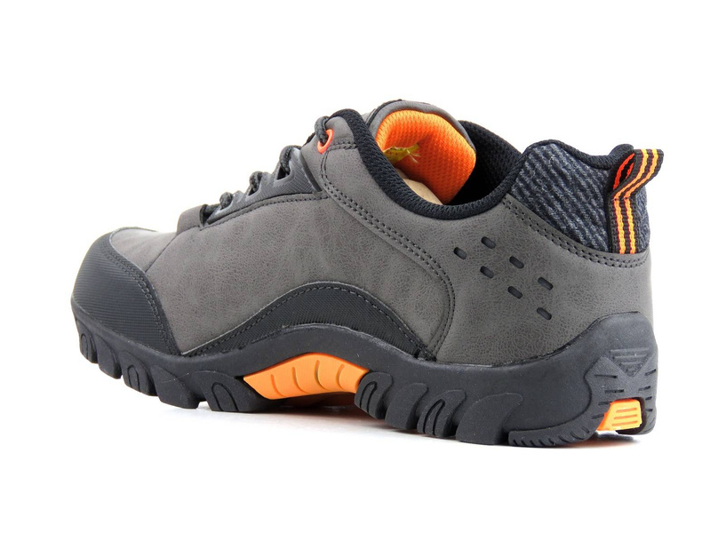 Niskie buty męskie trekkingowe - BADOXX MXC-8229, szare