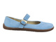 Barefoot skórzane minimalistyczne półbuty damskie Nika Komfort 1445, błękit
