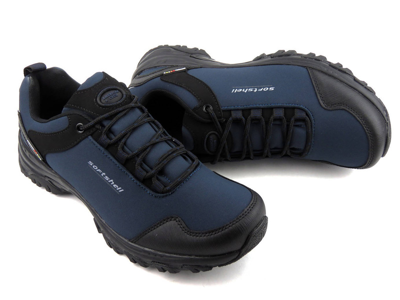 Trekkingi męskie - AMERICAN CLUB Softshell WT48/22, granatowe