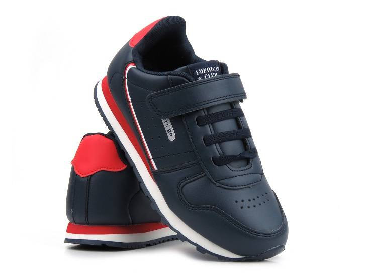 Buty dziecięce sportowe American Club ES 63/22, granatowe