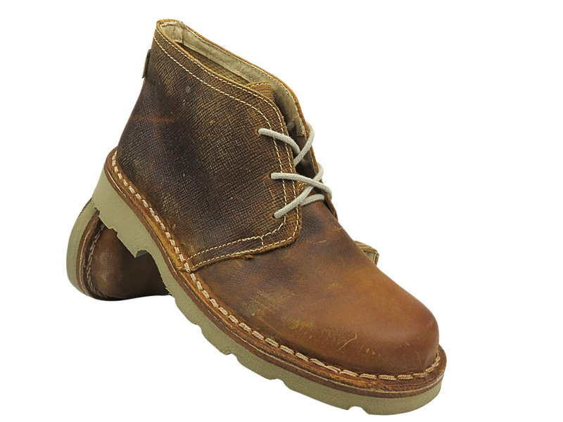 Trzewiki młodzieżowe ze skóry naturalnej - HELIOS 606, żółte