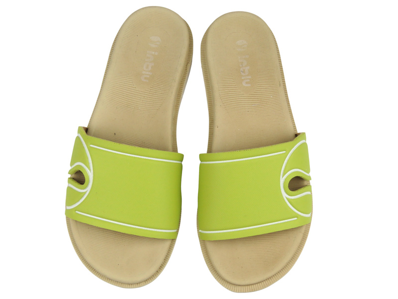 Wygodne klapki damskie Inblu SF-01, zielone