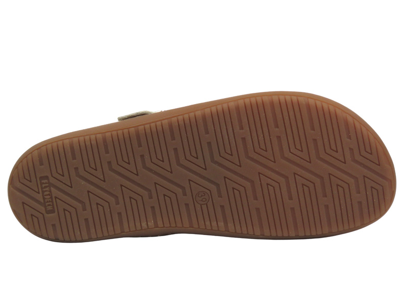 Barefoot skórzane minimalistyczne półbuty damskie beżowe Nika Komfort 1445