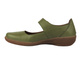 Wygodne półbuty damskie ze skóry Nika Komfort 0117-11804, khaki