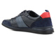Buty męskie sportowe skórzane - JOHN DOUBARE QA537WIA-AB59, granatowe