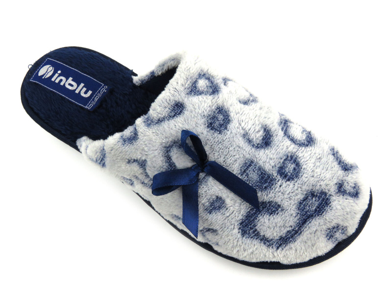 Miękkie  Kapcie damskie INBLU COMES 2, granatowe