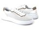 Sneakersy damskie ażurowe - VENEZIA SW523, białe