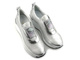 Buty damskie sportowe na koturnie - Venezia 4024, srebrne