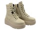 Skórzane botki damskie beżowe Cambell 25-19350