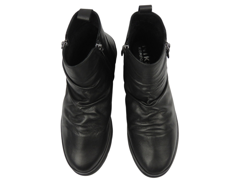 Botki damskie Nika Komfort 0630-8057-20, czarne