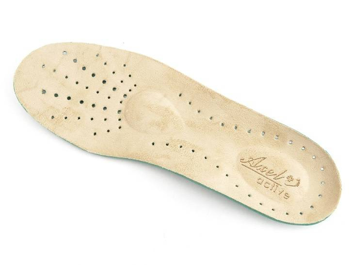 Półbuty damskie na a la plecionej podeszwie - AXEL 1907, beżowe