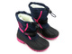 Śniegowce dziecięce ocieplane futerkiem - LEE COOPER LCJ-21-44-0522K, czarno-różowe