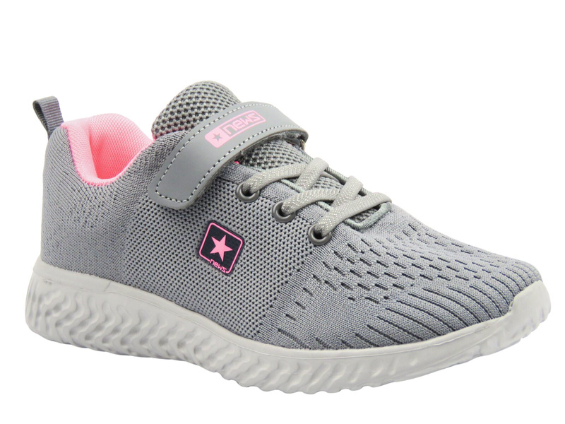 Buty dziecięce sportowe, adidasy  NEWS 22DZ23-4843, szare