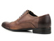 Skórzane półbuty, oksfordy męskie wizytowe Conhpol 5540-0921, brązowy