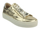 Buty Sportowe Sneakersy Damskie VENEZIA 28098 Złote Sznurowane
