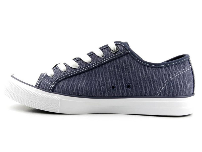 Trampki męskie przed kostkę - Big Star HH174047, jeansowe