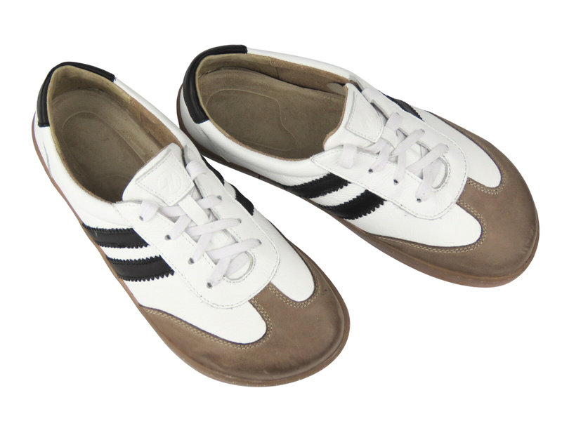 Damskie buty barefoot z naturalnej skóry Helios Komfort 469, białe PRZEDSPRZEDAŻ