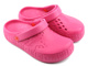 Piankowe klapki damskie, clogsy- BIG STAR II275007, różowe