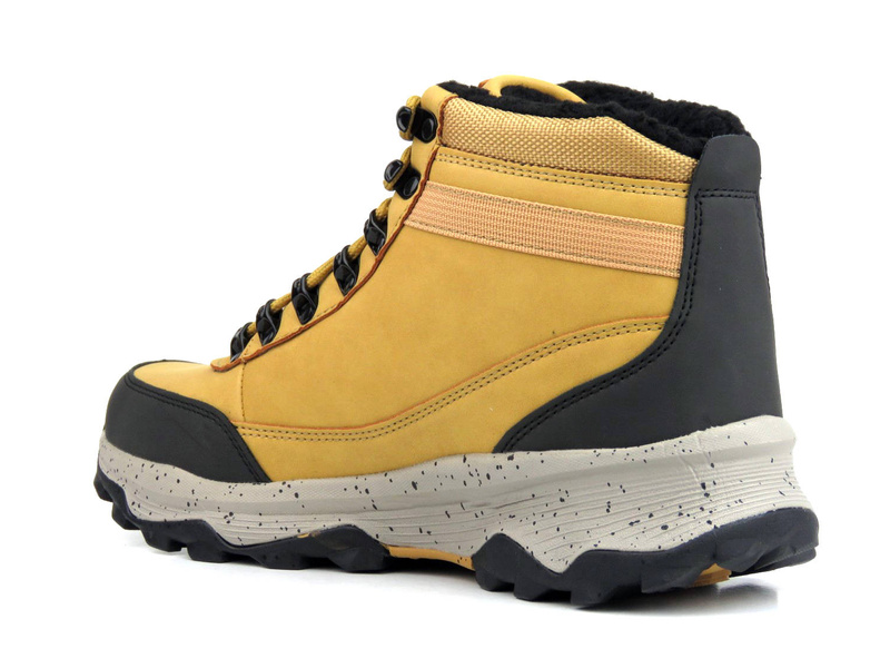 Trekkingi, buty zimowe męskie - CROSS JEANS KK1R4026C, camel