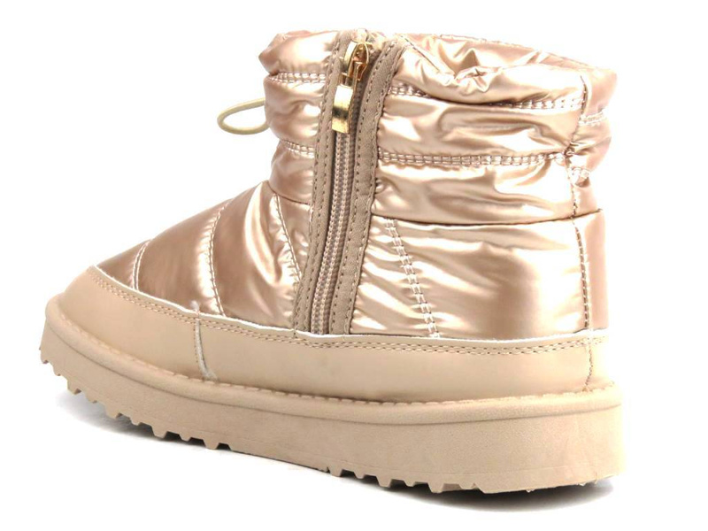 Śniegowce damskie za kostkę - Lee Cooper LCJ-23-44-1965L, złote