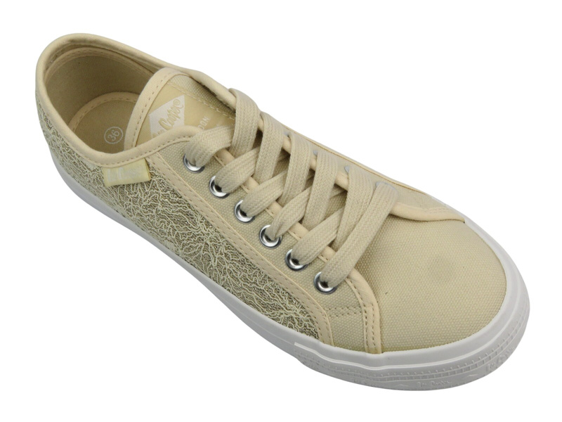 Trampki damskie LEE COOPER 25-31-3420L, beżowe
