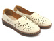 Ażurowe półbuty damskie - Artiker 54C1439, beżowe