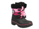 Śniegowce dziecięce - LEE COOPER LCJ-24-44-2855K, czarno-różowe