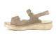 Sandały damskie na grubej, wygodnej podeszwie - HELIOS Komfort 238, beżowe