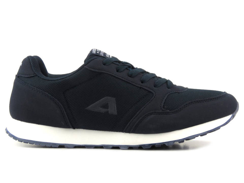 Sneakersy męskie sznurowane - AMERICAN CLUB WT135/23, granatowe