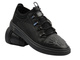 Skórzane buty sportowe męskie czarne JOHN DOUBARE S8016-XT6820-1