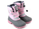 Śniegowce dziecięce ze ściągaczem - LEE COOPER LCJ-21-44-0518K, różowe z szarością