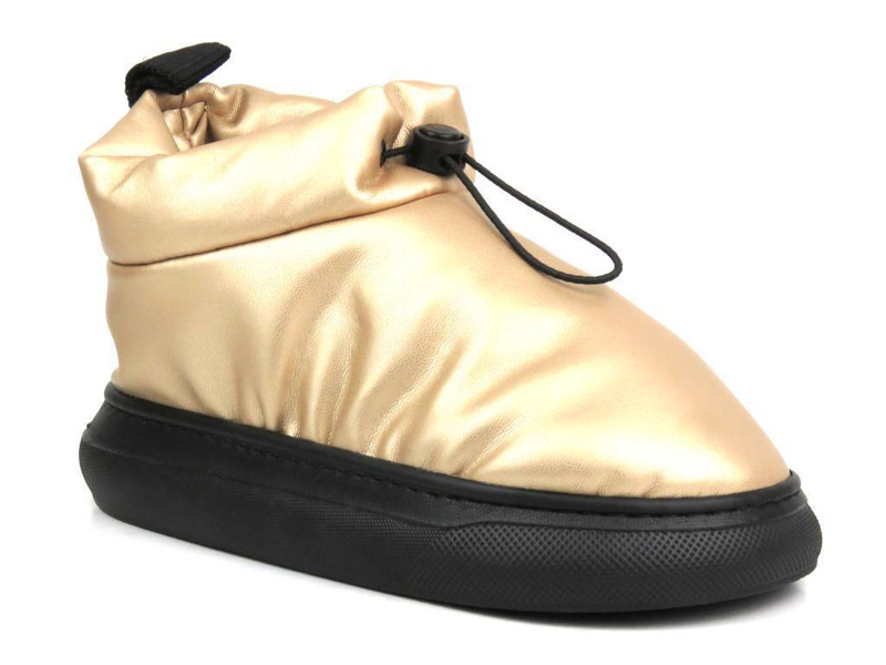 Eskimoski, mukluki, buty damskie - Venezia AND31, złote