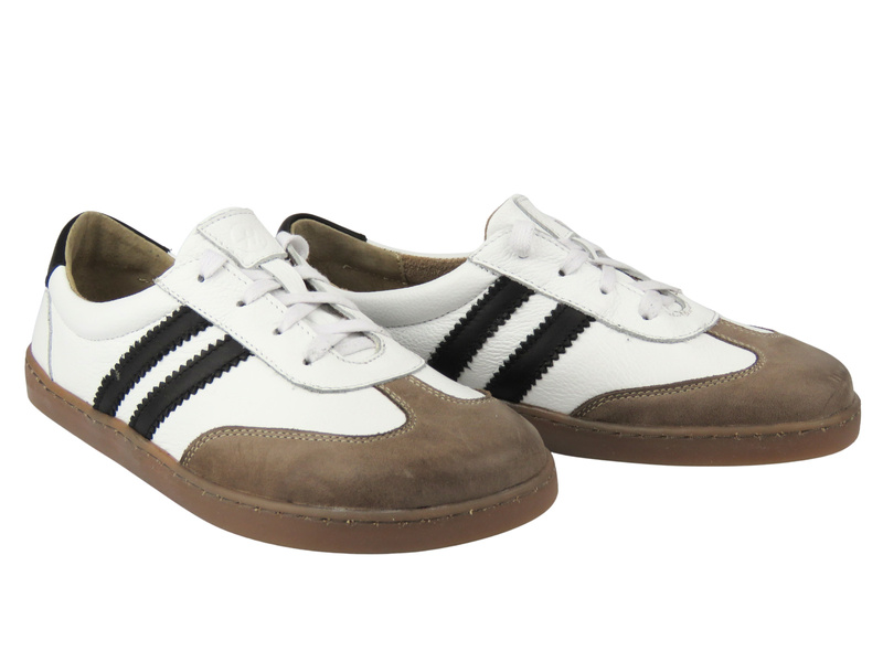 Damskie buty barefoot z naturalnej skóry Helios Komfort 469, białe PRZEDSPRZEDAŻ