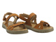 Miękkie, wygodne sandały damskie brązowe Helios Komfort 205S