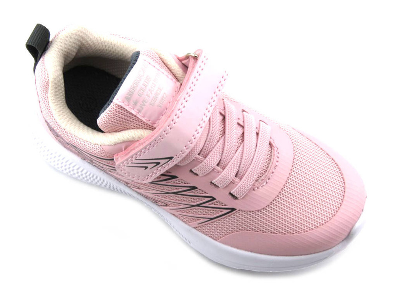 Buty sportowe dziecięce, adidasy American Club ES126/23, różowe