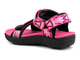Sportowe sandały dziecięce na rzepy - Lee Cooper 22-34-0962K, różowe